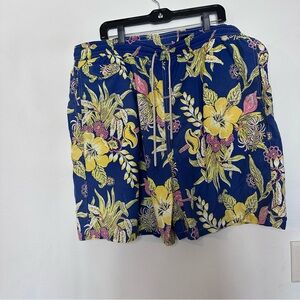 Polo Ralph Lauren Floral Blue Swim Trunks
